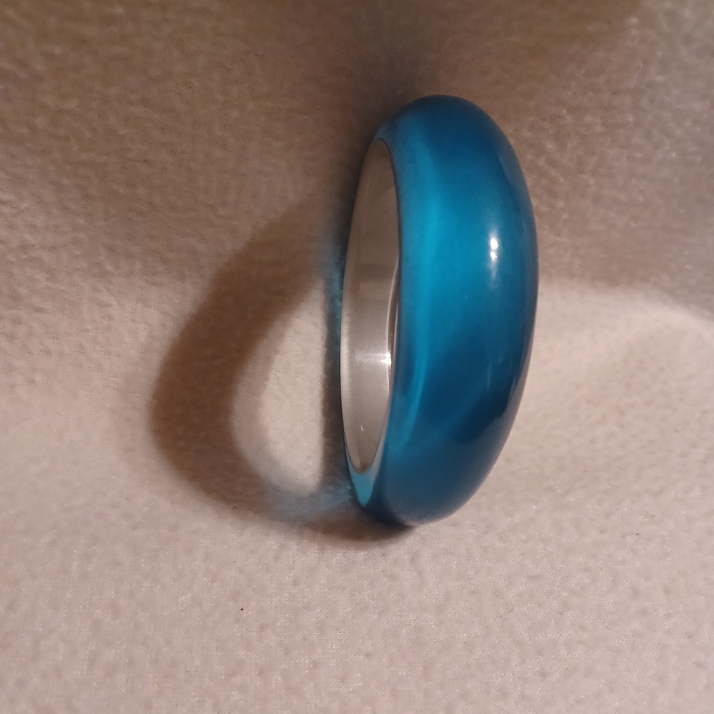 Blue Bangle Bracelet
